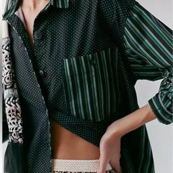 NWT Free People Intimately Milk + Cookies PJ Top Shirt Pajamas Boho Size XS $78 - Picture 4 of 13